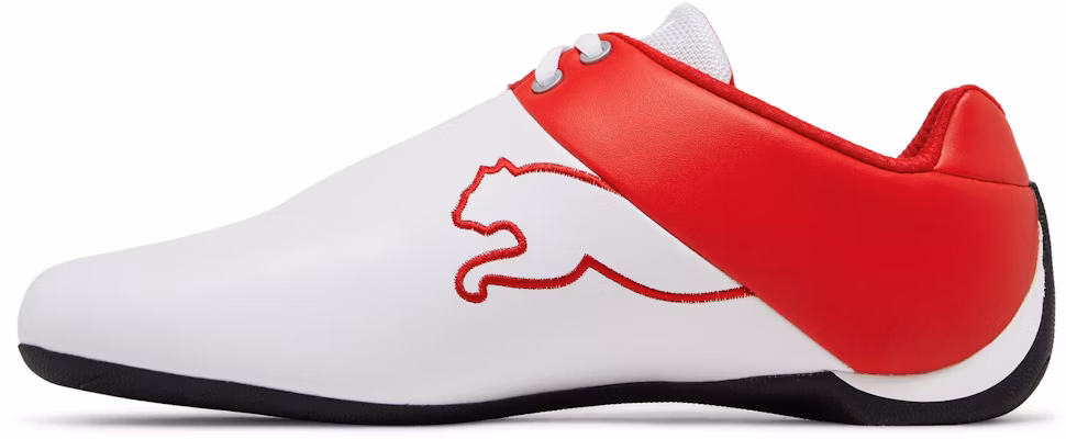PUMA Scuderia Ferrari Future Cat OG 防滑 低幫 生活休閒鞋 男女同款 白紅 Lookbook PUMA Scuderia Ferrari Future Cat OG 防滑 低幫 生活休閒鞋 男女同款 白紅