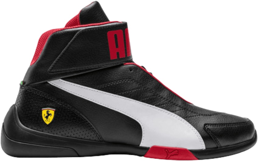 Scuderia Ferrari x Puma Kart Cat Mid 3 Black Red 306220 02