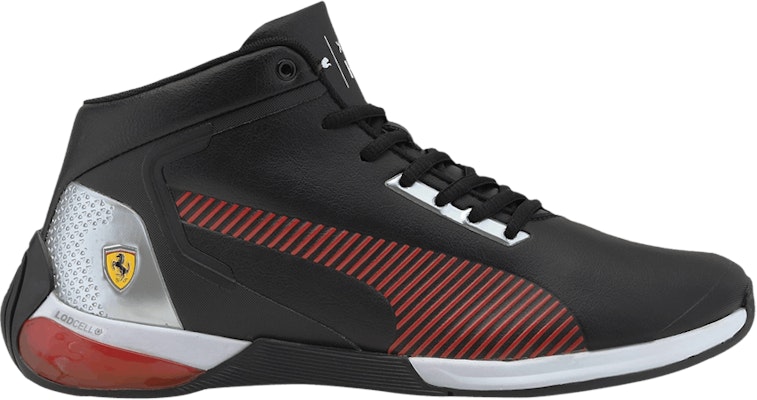 Scuderia Ferrari x Puma Kart Cat X Mid Black Rosso Corsa 306549