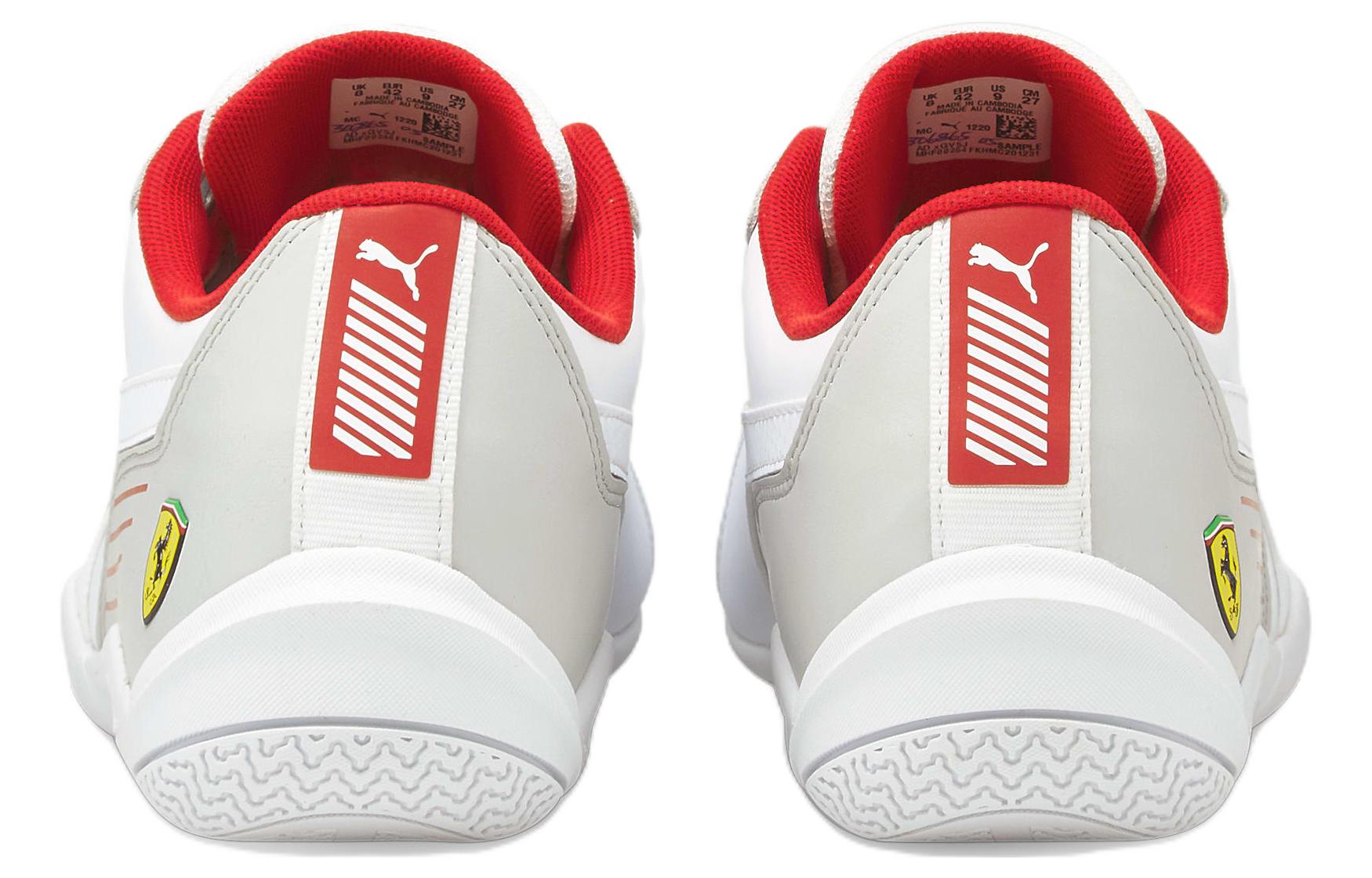 Shop 法拉利 x 彪马 R-Cat Machina '白灰紫'运动鞋 306865-05