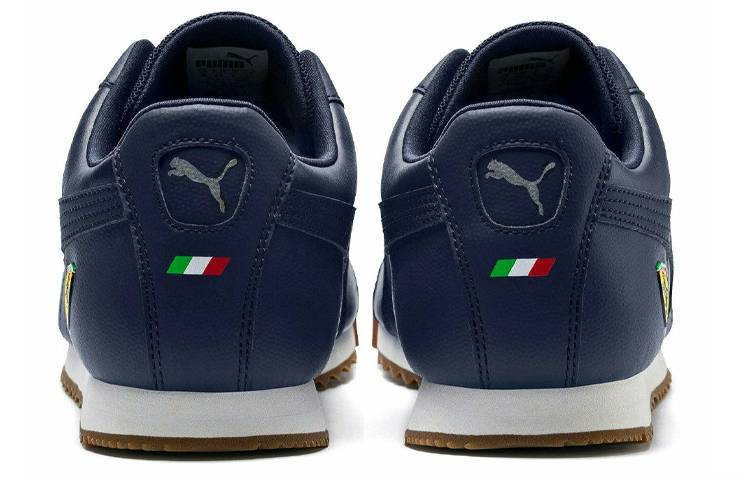 Shop Scuderia Ferrari x Puma Roma 'Peacoat Gum' Lelaki รองเท้าผ้าใบ 306083-05