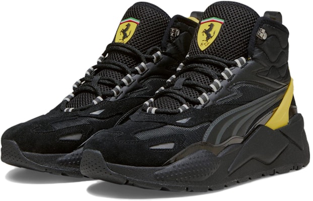 Scuderia Ferrari x Puma RS-X Mid 'Black Speed Yellow' 307959-01 Lookbook Scuderia Ferrari x Puma RS-X Mid 'Black Speed Yellow' 307959-01
