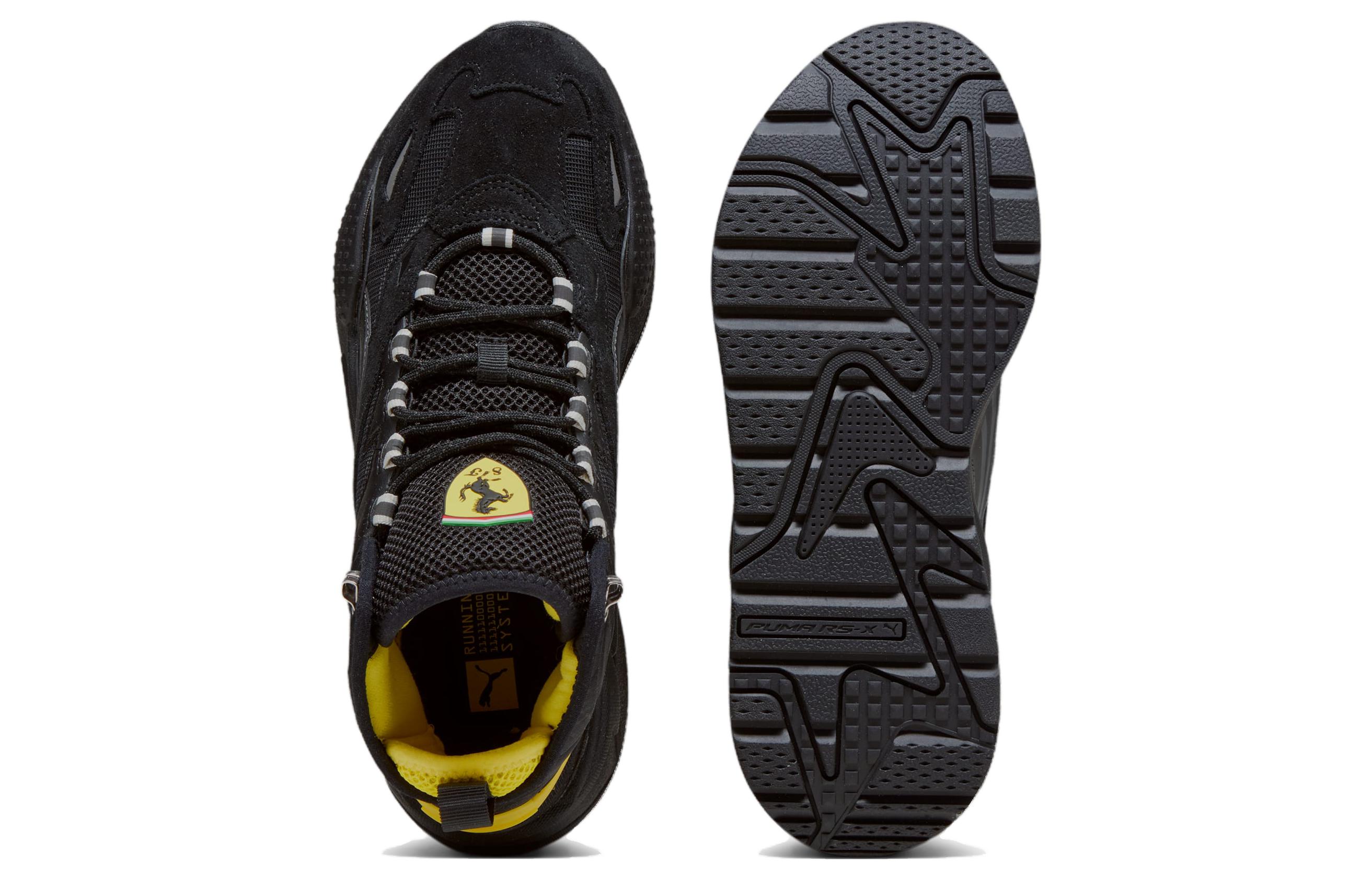 Purchase スクーデリア・フェラーリ×プーマ RS-X Mid 黒/黄 307959-01