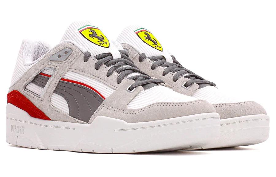 Lookbook スクーデリア・フェラーリ×プーマ スリップストリーム 白灰紫 307897-02