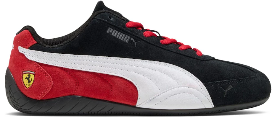Scuderia Ferrari x Puma Speedcat 'Black White Rosso Corsa' 309404-01 Buy Scuderia Ferrari x Puma Speedcat 'Black White Rosso Corsa' 309404-01