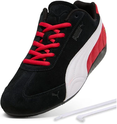 Scuderia Ferrari x Puma Speedcat 'Black White Rosso Corsa' 309404-01 Order Scuderia Ferrari x Puma Speedcat 'Black White Rosso Corsa' 309404-01