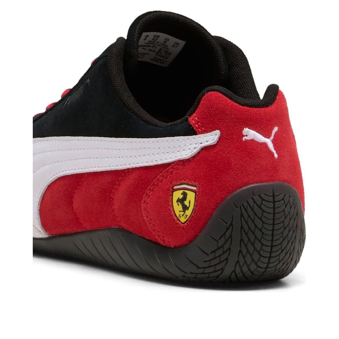 Lookbook Scuderia Ferrari x Puma Speedcat 'Black White Rosso Corsa' 309404-01