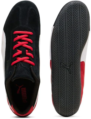 Scuderia Ferrari x Puma Speedcat 'Black White Rosso Corsa' 309404-01 Shop Scuderia Ferrari x Puma Speedcat 'Black White Rosso Corsa' 309404-01