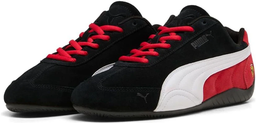 Scuderia Ferrari x Puma Speedcat 'Black White Rosso Corsa' 309404-01 Purchase Scuderia Ferrari x Puma Speedcat 'Black White Rosso Corsa' 309404-01