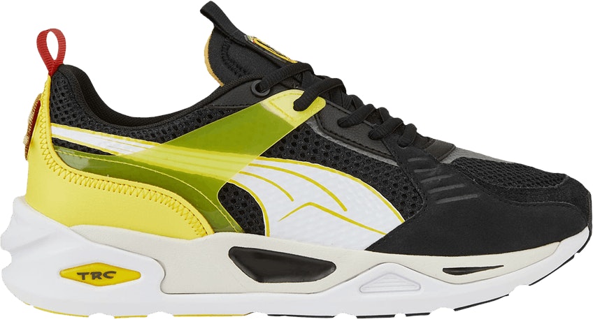 Puma black online blazing yellow