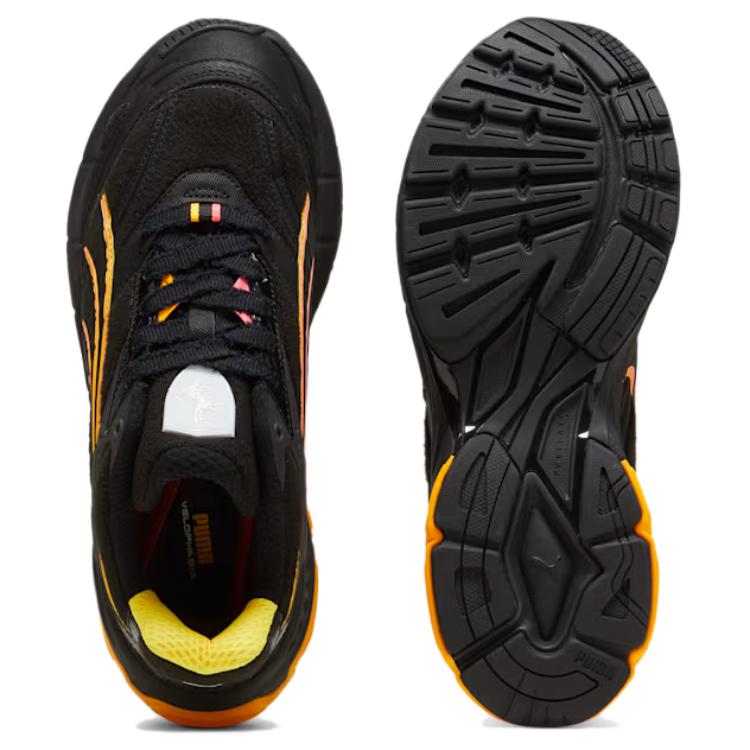 Shop Scuderia Ferrari x Puma Velophasis 'Neon Energy Pack - Hitam' 308469-01