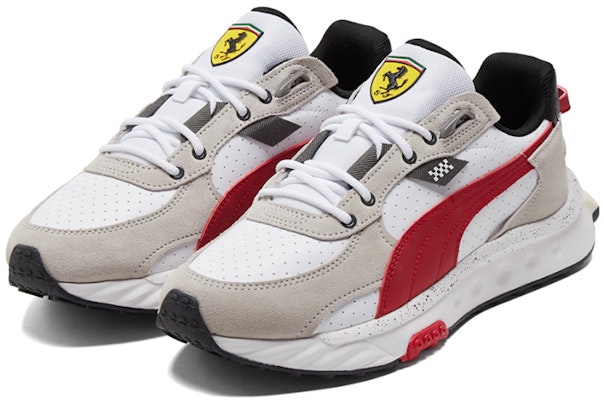 Scuderia Ferrari x Puma Wild Rider 'White Rosso Corsa' 306937-02 Lookbook Scuderia Ferrari x Puma Wild Rider 'White Rosso Corsa' 306937-02
