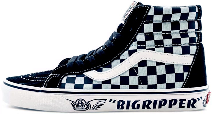 SE Bikes x Vans Sk8-Hi Reissue 'Big Ripper - 黑色反光格紋' VN0A4BV8A0E Buy SE Bikes x Vans Sk8-Hi Reissue 'Big Ripper - 黑色反光格紋' VN0A4BV8A0E