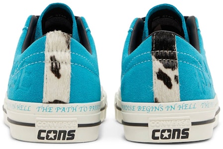 Sean Pablo x Converse One Star Pro Low 'Paraíso - Verde Teal Rápido' 173215C Details for Sean Pablo x Converse One Star Pro Low 'Paraíso - Verde Teal Rápido' 173215C