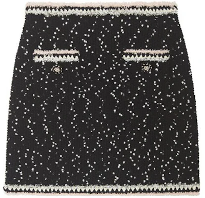 Self-Portrait Falda Mini Casual Elegante Cintura Alta Negra Combinada. SWF344M05600 Order Self-Portrait Falda Mini Casual Elegante Cintura Alta Negra Combinada. SWF344M05600