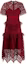 Buy Self-Portrait FW21 Midi Dress with Cut-Out Details in Red. PF21931