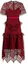 Order Self-Portrait FW21 Midi Dress with Cut-Out Details in Red. PF21931