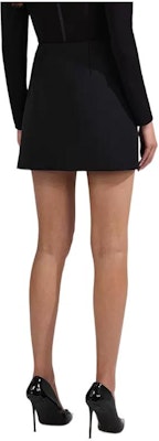 Self-Portrait FW22 Skirt Mini Asimetri Butang Emas Hitam. SWF341Q00500 Lookbook Self-Portrait FW22 Skirt Mini Asimetri Butang Emas Hitam. SWF341Q00500