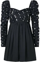 Self-Portrait FW22 Black Sequin Long Sleeve Mini Dress JVM1635504655174 Self-Portrait FW22 Black Sequin Long Sleeve Mini Dress JVM1635504655174