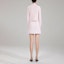 Shop Falda Corta Ajustada Rosa Tejida con Botones Self-Portrait FW22 AW22-124S