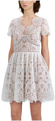 Self-Portrait FW22 白色V領蕾絲短袖仙女洋裝 PF22-907 Lookbook Self-Portrait FW22 白色V領蕾絲短袖仙女洋裝 PF22-907