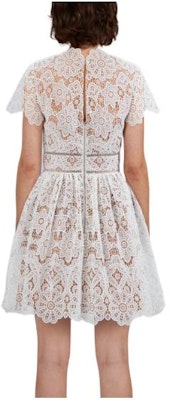 Self-Portrait FW22 白色V領蕾絲短袖仙女洋裝 PF22-907 Shop Self-Portrait FW22 白色V領蕾絲短袖仙女洋裝 PF22-907