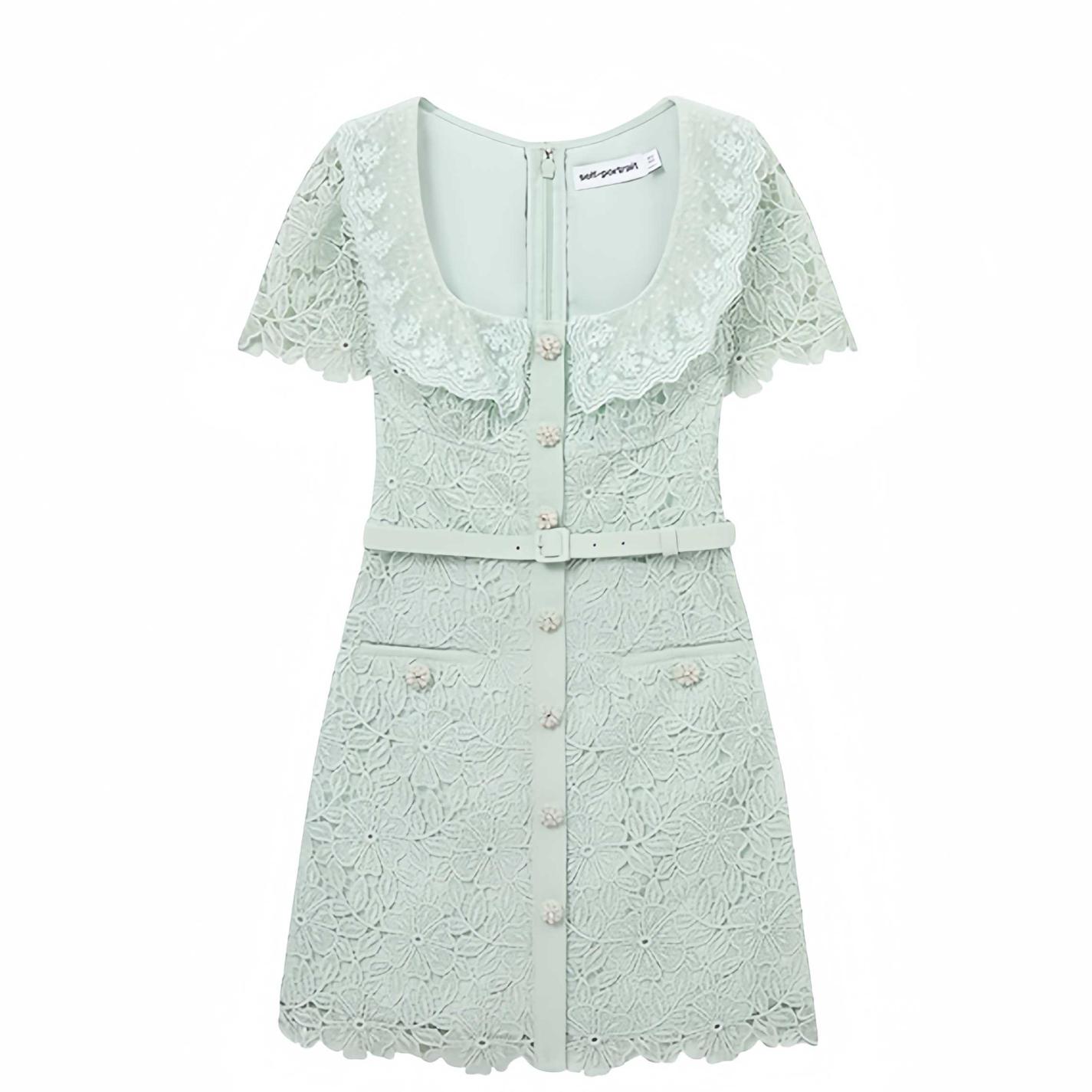 Self-Portrait Lace Sweetheart Short Dress - Elegant Princess Evening Gown. SWF352Y28900 圖 2