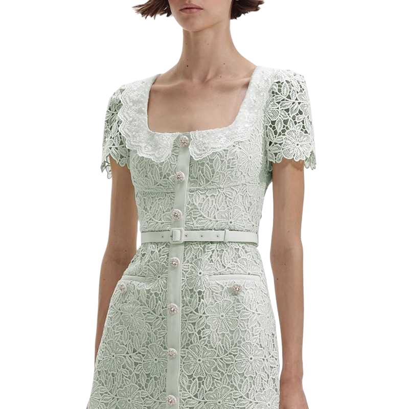 Self-Portrait Lace Sweetheart Short Dress - Elegant Princess Evening Gown. SWF352Y28900 圖 5