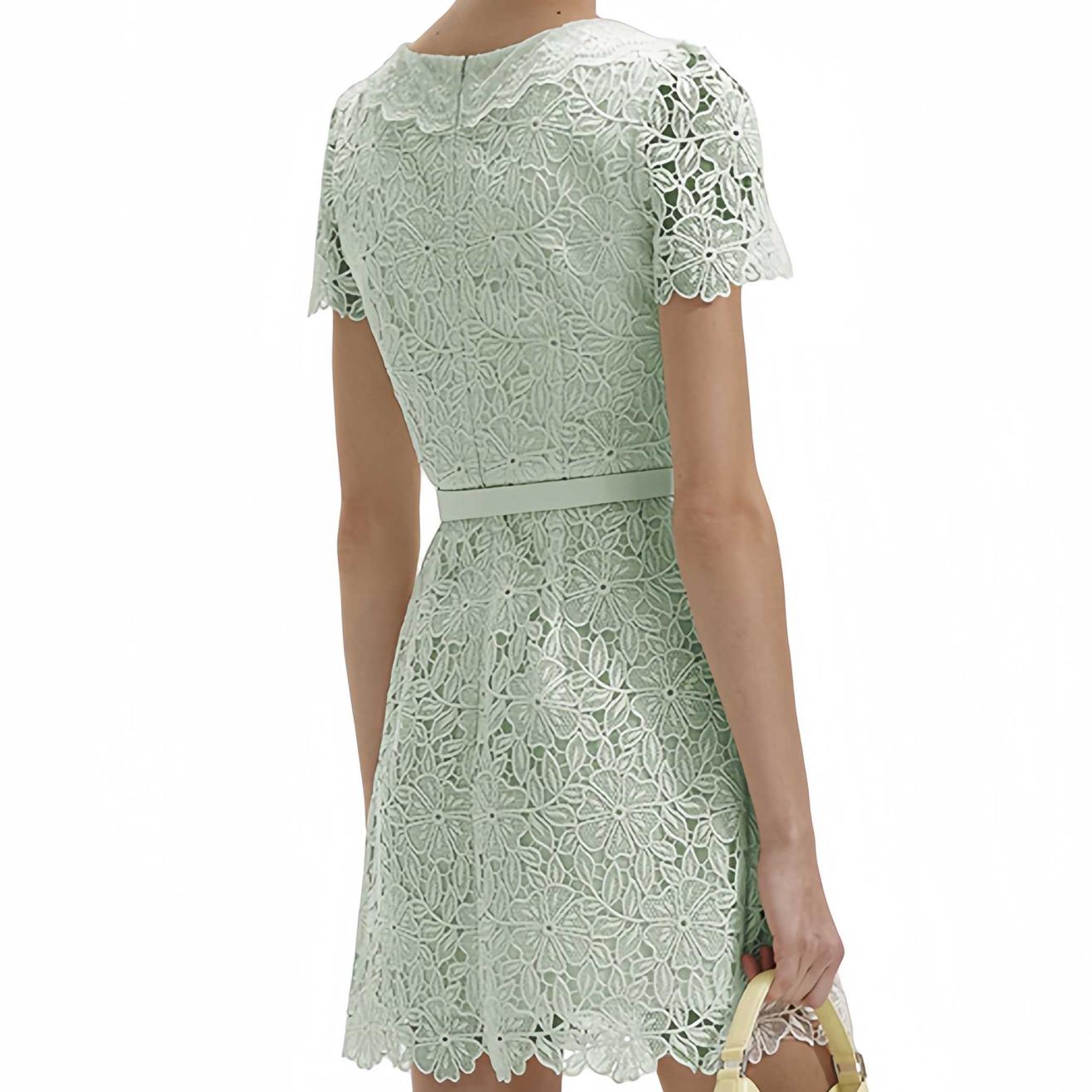 Self-Portrait Lace Sweetheart Short Dress - Elegant Princess Evening Gown. SWF352Y28900 圖 6