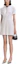 Lookbook Self-Portrait Pleated Lace Bow-Tie Short Sleeve Dress in Pure White SWF343Y02600