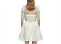 Lookbook Self-Portrait Sheer Ruffle Detail Short Sleeve Dress Light Green AW21096JDE