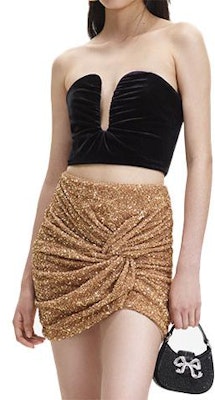 Self-Portrait 純色U領無肩帶上衣 黑色 SWF344B01000911 Order Self-Portrait 純色U領無肩帶上衣 黑色 SWF344B01000911