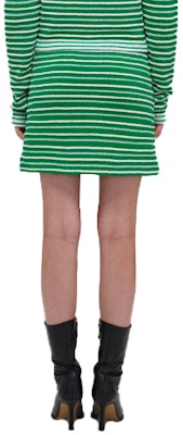 Minifalda Verde con Diseño a Rayas Self-Portrait SS22 SWF332M08200 Lookbook Minifalda Verde con Diseño a Rayas Self-Portrait SS22 SWF332M08200