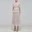 Details for Self-Portrait SS22 White Lace Trim Short-Sleeve Fairy Dress. SWF332Y15400