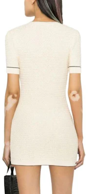 Vestido Midi Manga Corta SS23 Self-Portrait Botón Único Blanco Roto RS23111SC Lookbook Vestido Midi Manga Corta SS23 Self-Portrait Botón Único Blanco Roto RS23111SC