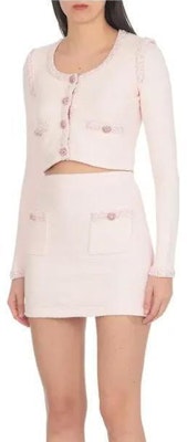 Self-Portrait SS23 Skirt Mini Pendek Warna Merah Jambu Solid RS23041SKPKNITLIGHT Order Self-Portrait SS23 Skirt Mini Pendek Warna Merah Jambu Solid RS23041SKPKNITLIGHT