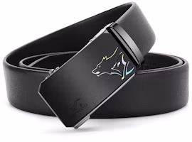 SEPTWOLVES Automatic Buckle Leather Belt - Business Casual Style, 3.5cm Wide. ZA7340-115 SEPTWOLVES Automatic Buckle Leather Belt - Business Casual Style, 3.5cm Wide. ZA7340-115