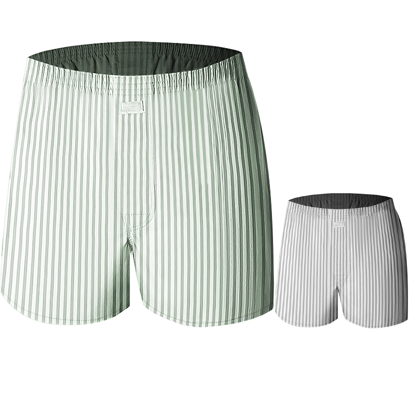 Septwolves  Classic Striped Cotton Boxers 2-Pack - Breathable & Comfortable. 29033-2