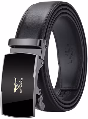 SEPTWOLVES Leather Belt - 3.1CM Automatic Buckle, Business Casual Style ZA1016-1 Buy SEPTWOLVES Leather Belt - 3.1CM Automatic Buckle, Business Casual Style ZA1016-1
