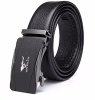SEPTWOLVES Father's Love Belt - Black Leather, Auto Buckle, Casual Business Belt ZA7196-1A SEPTWOLVES Father's Love Belt - Black Leather, Auto Buckle, Casual Business Belt ZA7196-1A