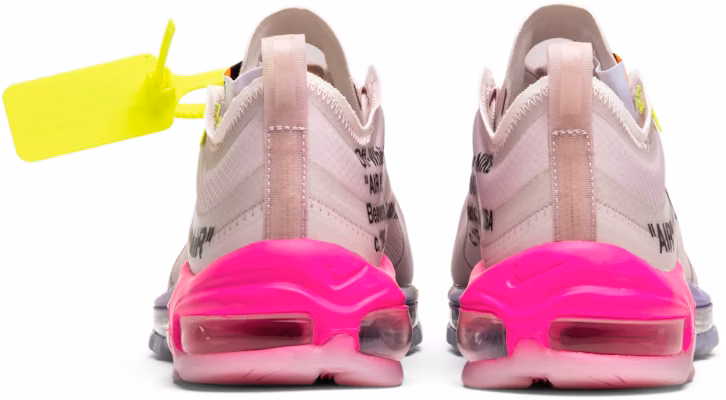 Pink and white air max 97 vapormax sales