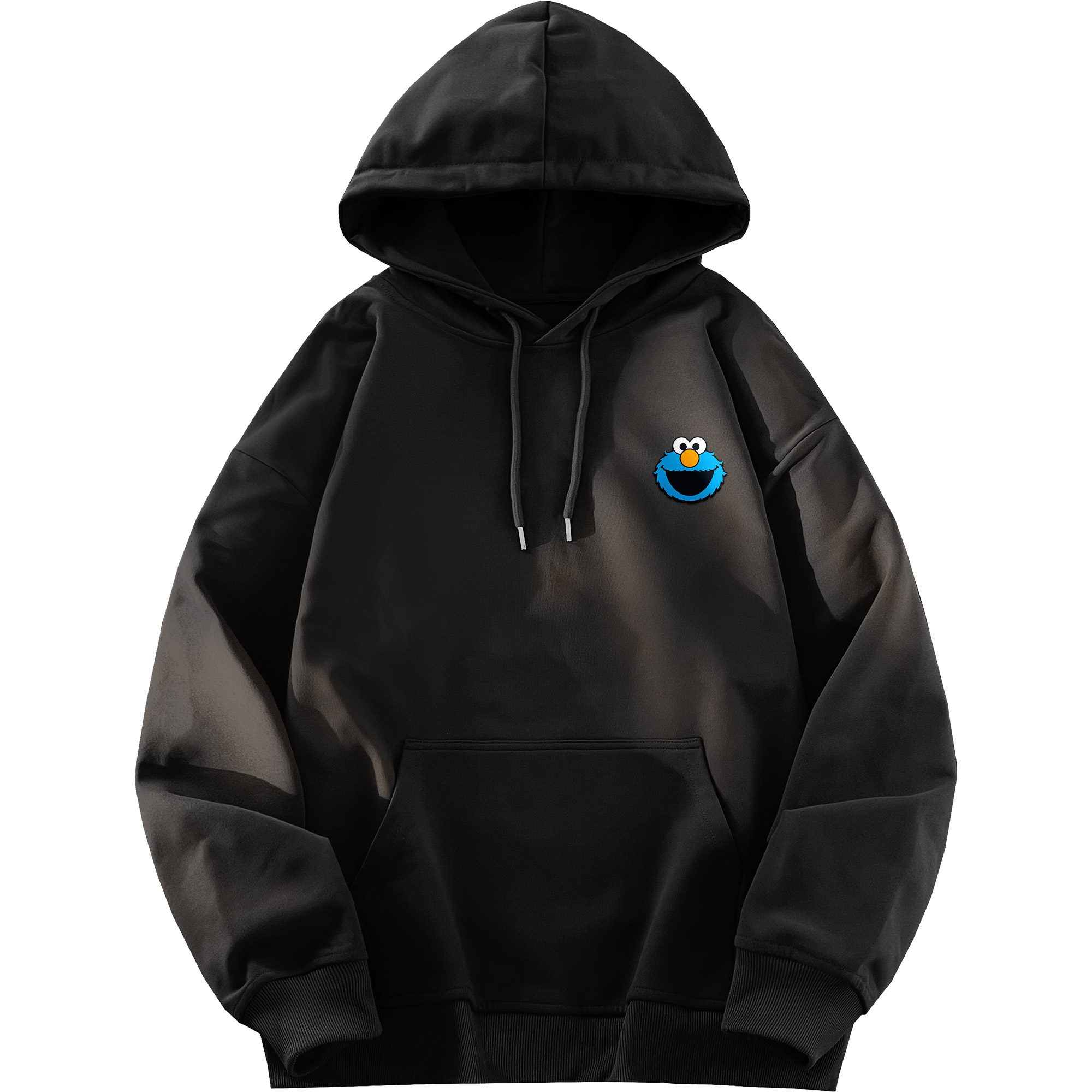 Sesame Street Basic Logo Oversized Hoodie - Unisex Casual Pullover Sweater 1618881ZMJ005-1