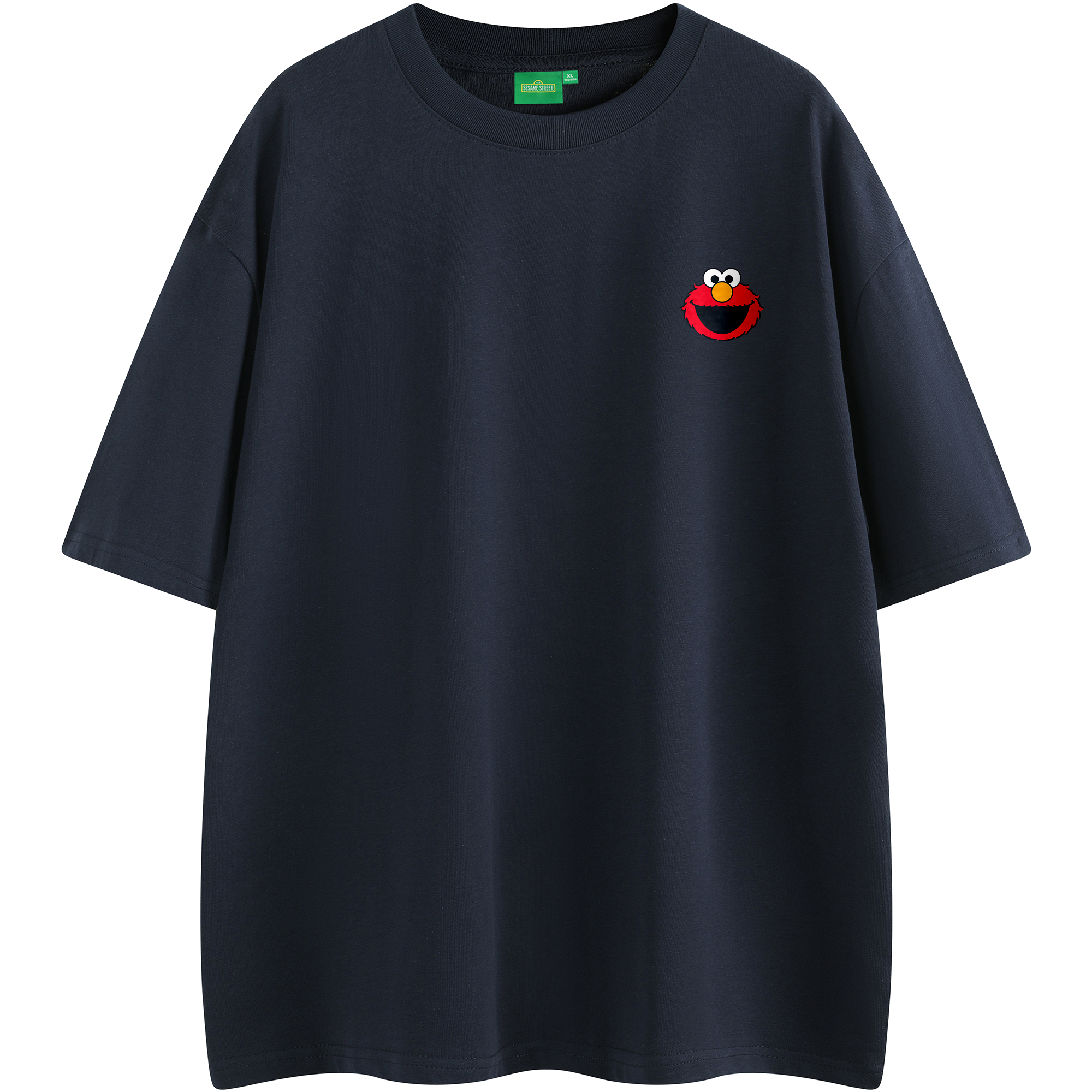 Sesame Street Dopamine T-Shirt Unisex - Oversized, Casual, Solid Logo Print Top 1619999ZMJ005