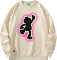 Sesame Street Elmo Dopamine Cartoon Print Oversized Pullover Sweatshirt Unisex SSATT233LF9U-JD Sesame Street Elmo Dopamine Cartoon Print Oversized Pullover Sweatshirt Unisex SSATT233LF9U-JD