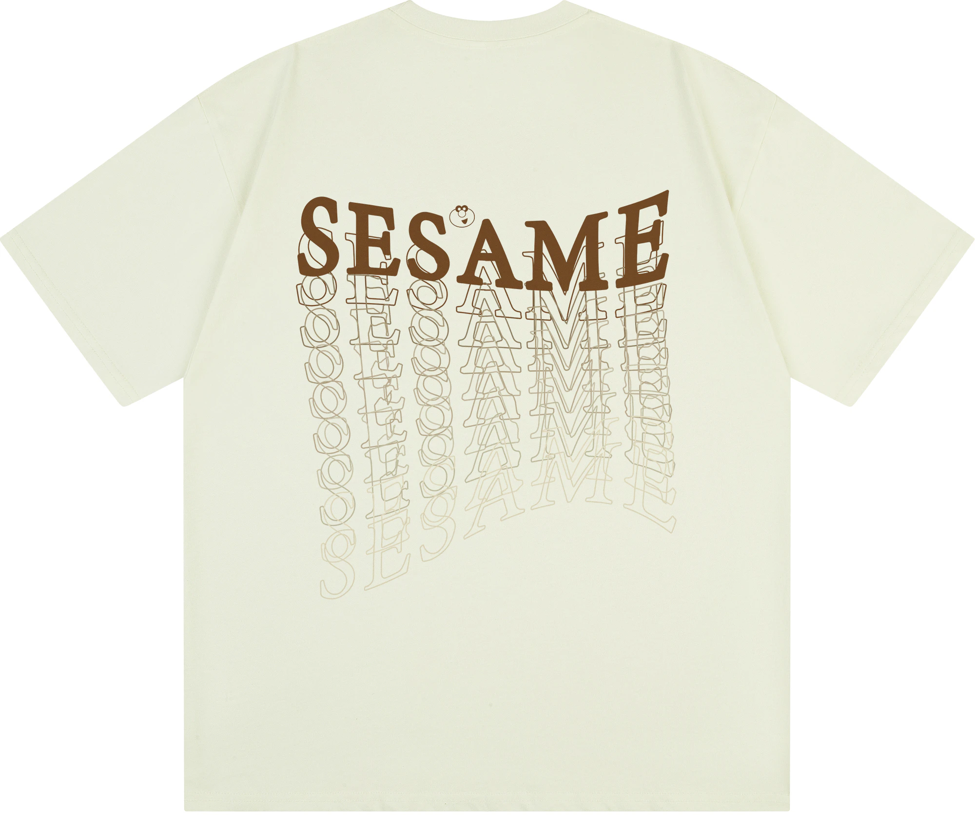 sesame-street-gradient-letter-print-unisex-oversized-casual-t-shirt-1619999-zmj-109