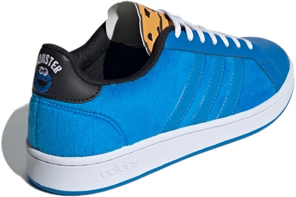 SESAME STREET/芝麻街 x adidas neo GRAND COURT 芝麻街聯名 休閒 低筒 運動鞋 男女款 藍黑 Purchase SESAME STREET/芝麻街 x adidas neo GRAND COURT 芝麻街聯名 休閒 低筒 運動鞋 男女款 藍黑