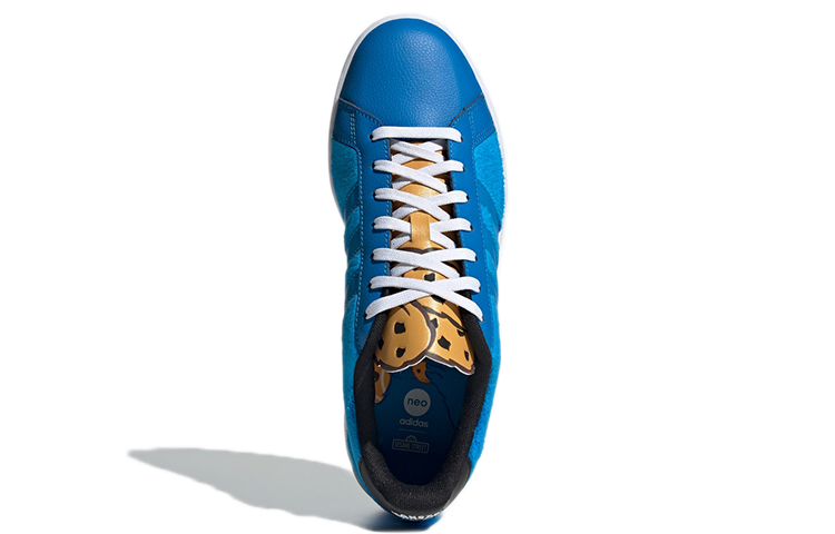 Details for SESAME STREET/芝麻街 x adidas neo GRAND COURT 芝麻街聯名 休閒 低筒 運動鞋 男女款 藍黑