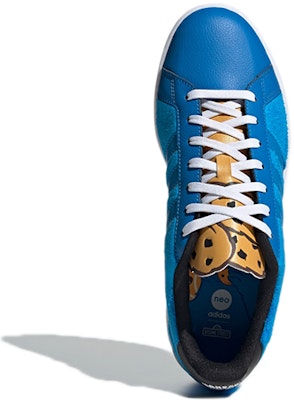 SESAME STREET/芝麻街 x adidas neo GRAND COURT 芝麻街聯名 休閒 低筒 運動鞋 男女款 藍黑 Details for SESAME STREET/芝麻街 x adidas neo GRAND COURT 芝麻街聯名 休閒 低筒 運動鞋 男女款 藍黑