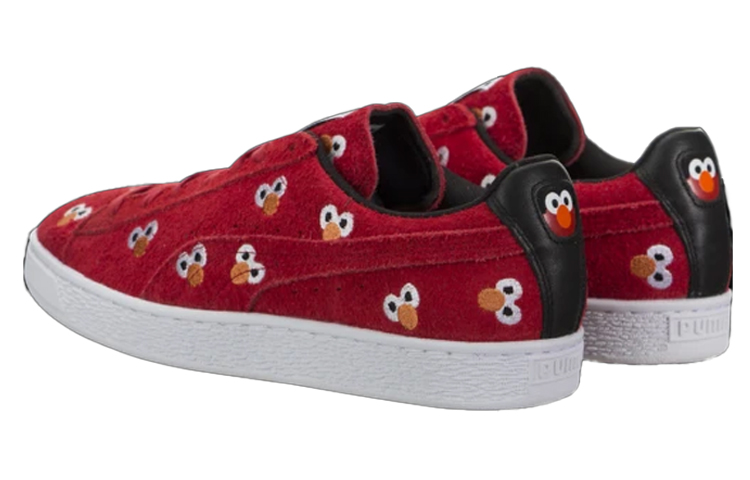 Lookbook 芝麻街 x 彪马 Suede '高风险红' 363269-02