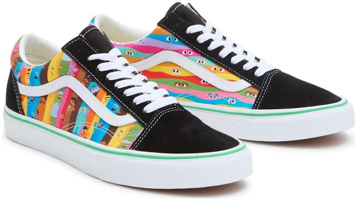 Sesame Street x Vans Old Skool 'Rainbow Stripes' VN000D3HBMB Lookbook Sesame Street x Vans Old Skool 'Rainbow Stripes' VN000D3HBMB